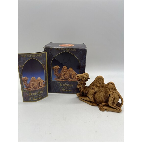 Vintage Fontanini 1983 Seated Camel #50 figure 5" Italy Nativity Christmas Jesus - Picture 5 of 16